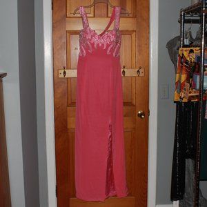 Black Tie (by Oleg Cassini) Beaded Gown